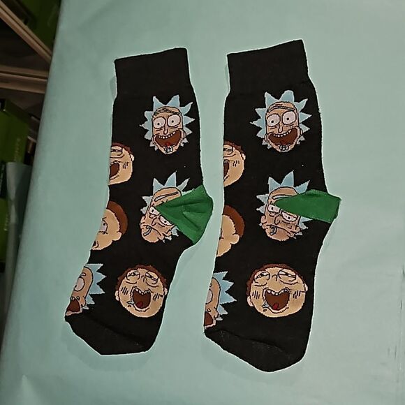 Rick & Morty Socks - Picture 2 of 2